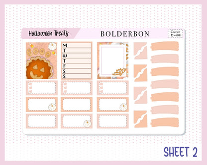 HALLOWEEN TREATS || Hobonichi Cousin Planner Sticker Kit