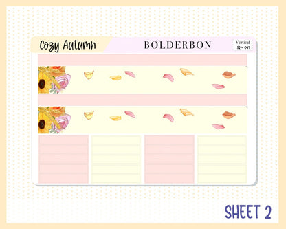 COZY AUTUMN  || 7x9 Vertical Sticker Kit