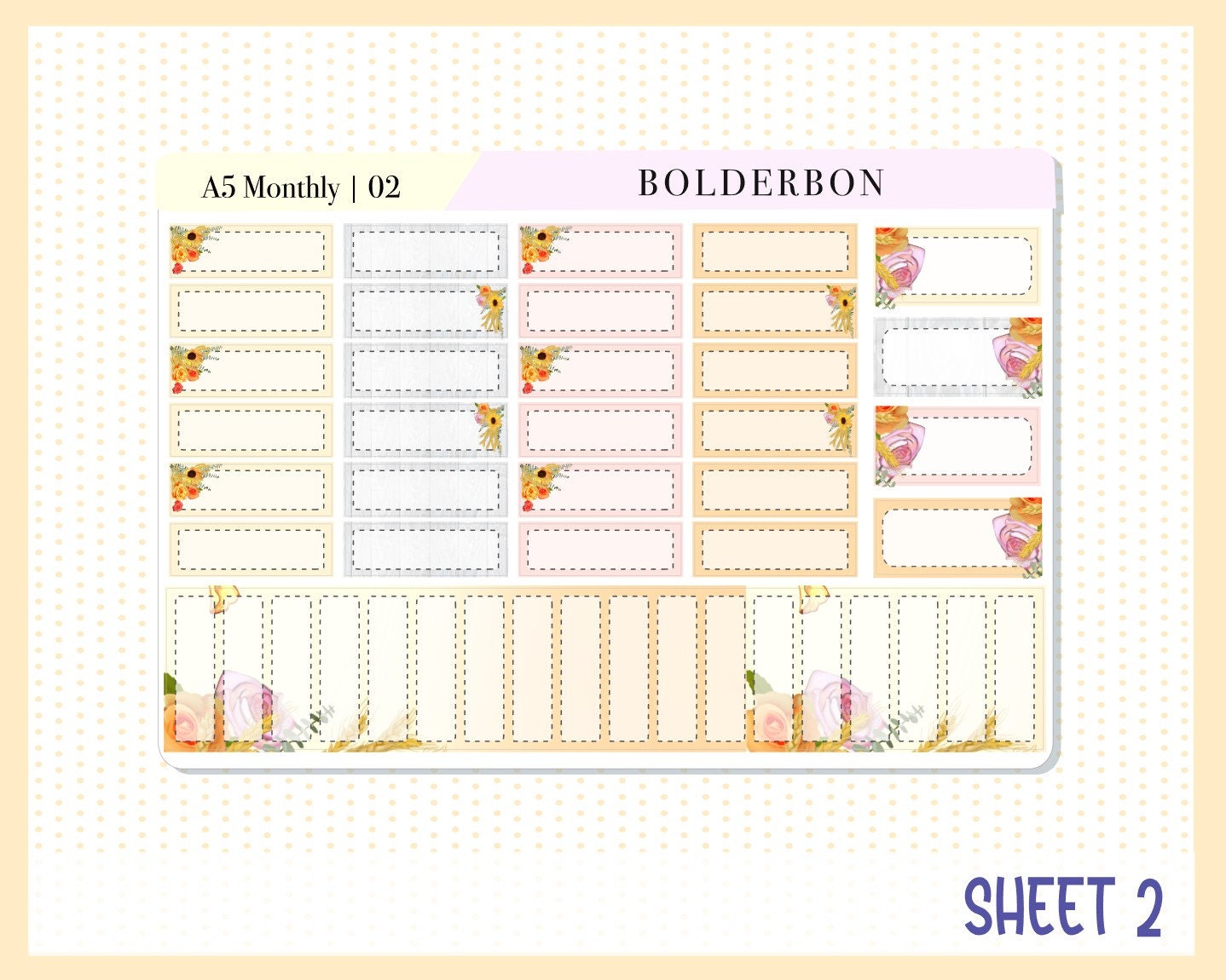 NOVEMBER A5 MONTHLY KIT
