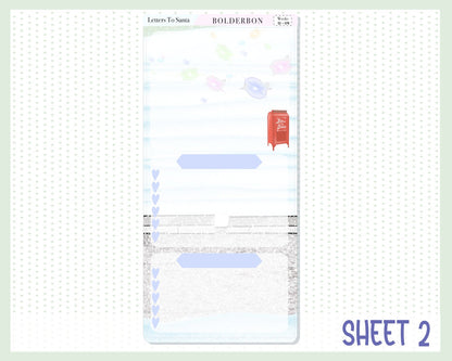 LETTERS TO SANTA || Hobonichi Weeks Planner Sticker Kit