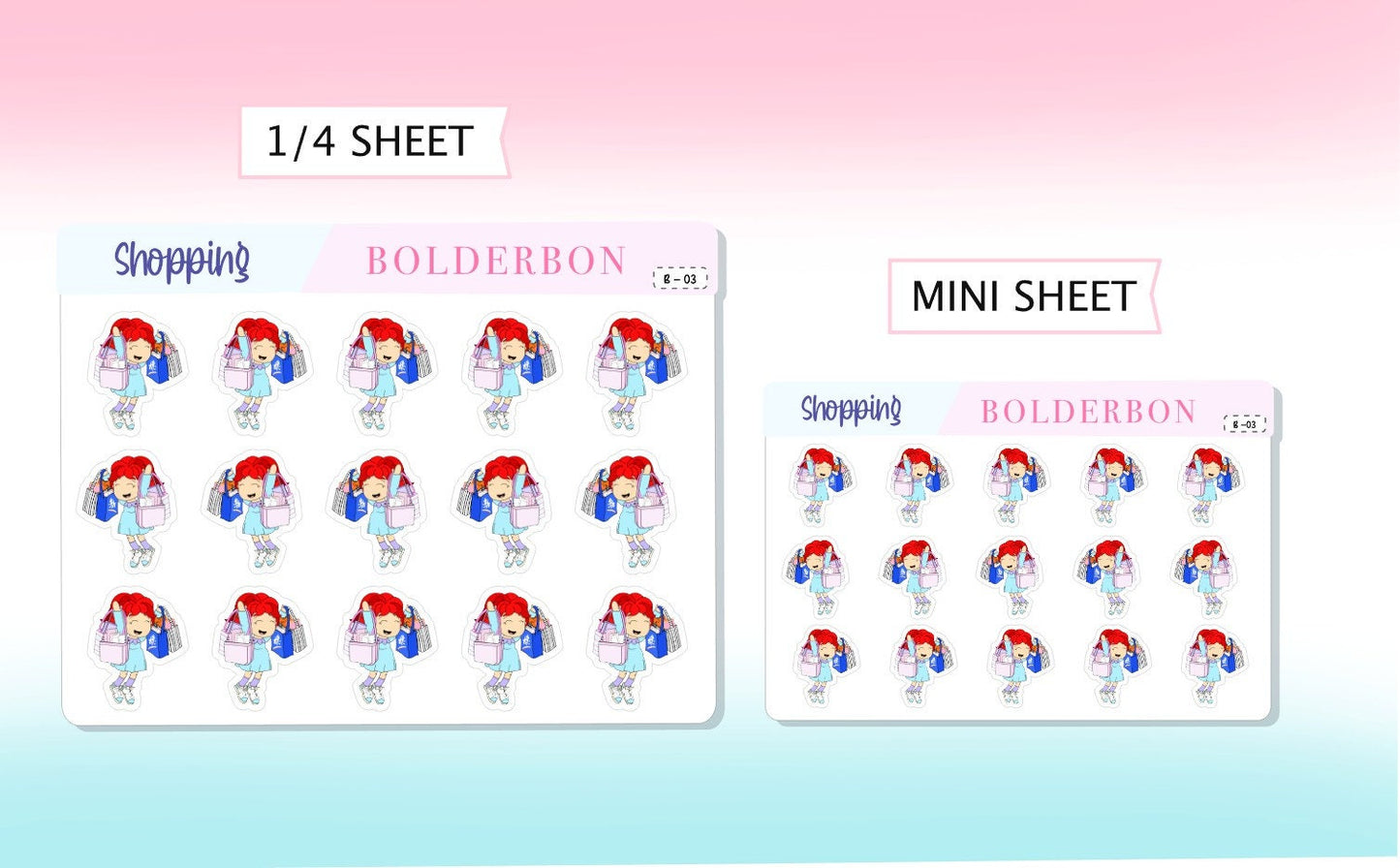 SHOPPING || Bonbon Character Planner Stickers