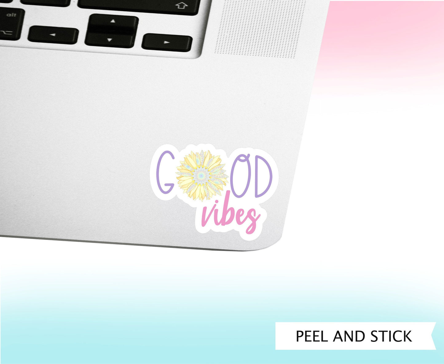 GOOD VIBES || Cute Vinyl Sticker