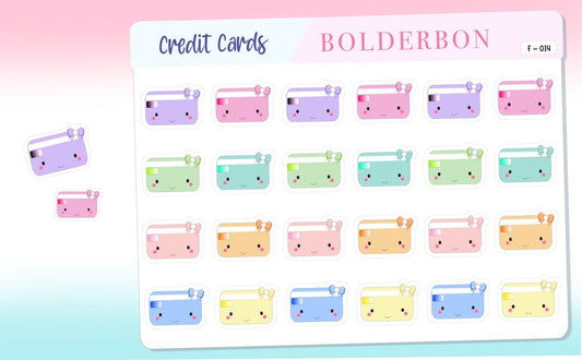 CREDIT CARD || Icon Planner Stickers