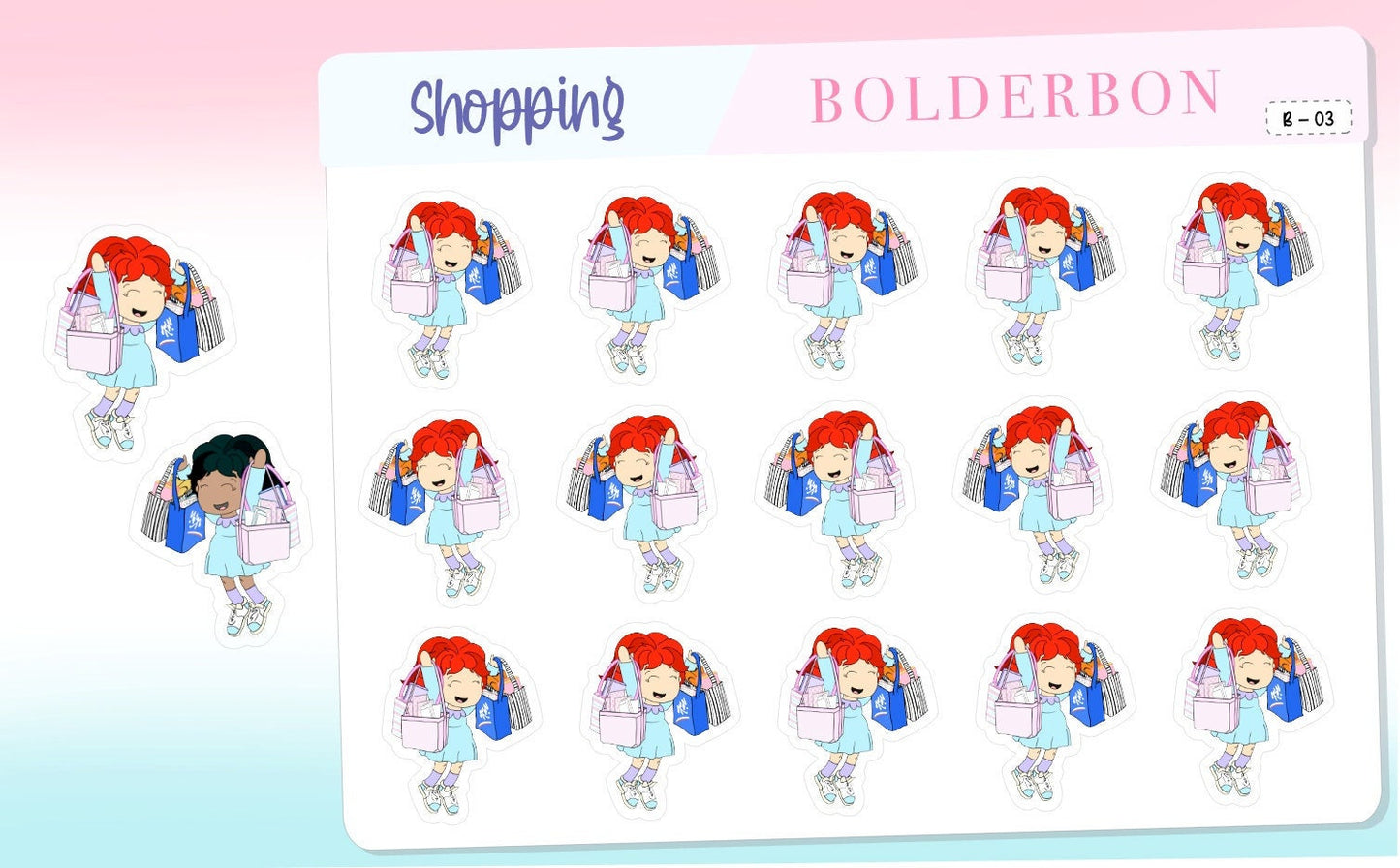 SHOPPING || Bonbon Character Planner Stickers