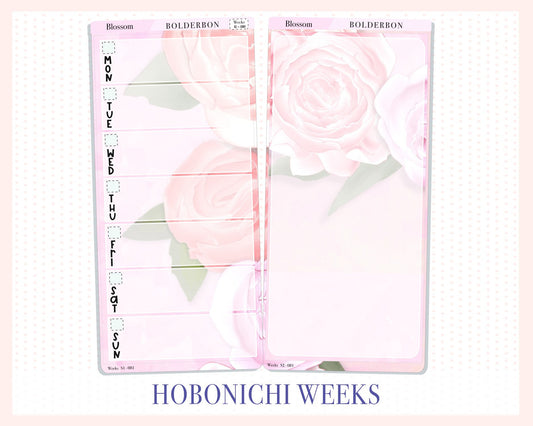 BLOSSOM || Hobonichi Weeks Planner Sticker Kit