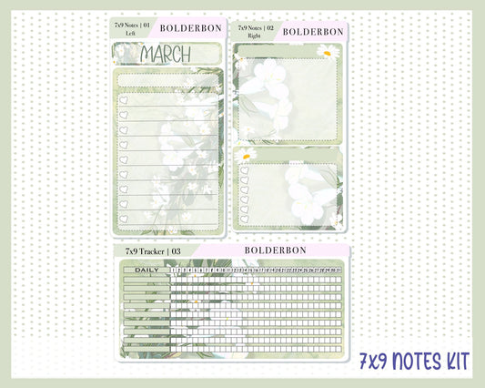 MARCH 7x9 Notes Kit