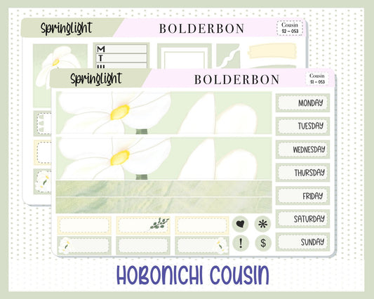 SPRINGLIGHT || Hobonichi Cousin Planner Sticker Kit