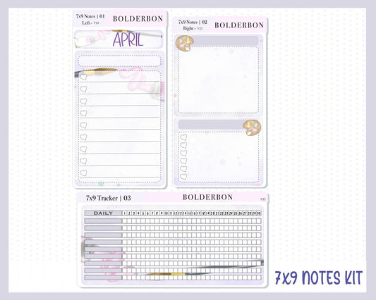 APRIL 7x9 Notes Kit