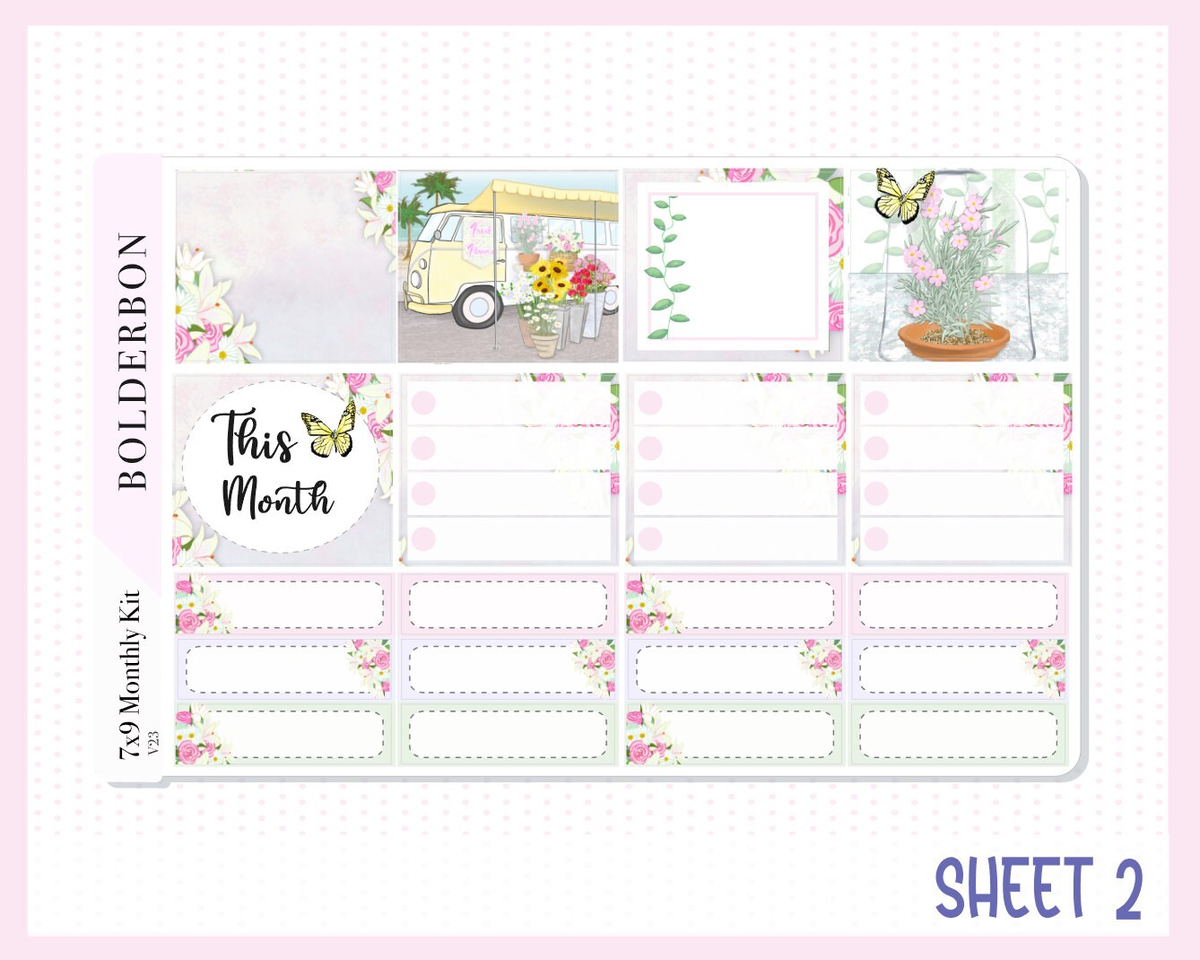 MAY 7x9 Monthly Sticker Kit