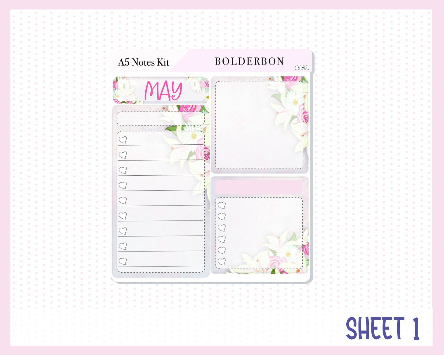 MAY A5 NOTES KIT || Planner Sticker Kit