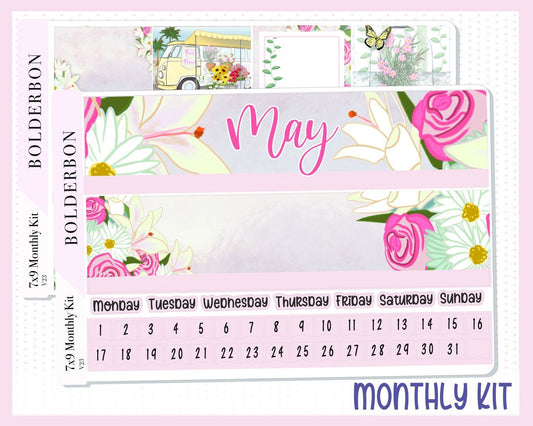 MAY 7x9 Monthly Sticker Kit