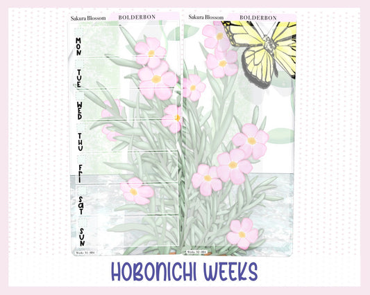 SAKURA BLOSSOM || Hobonichi Weeks Planner Sticker Kit