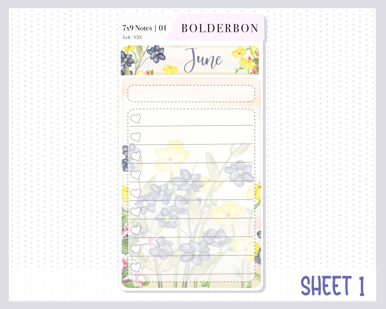 JUNE 7x9 Notes Kit