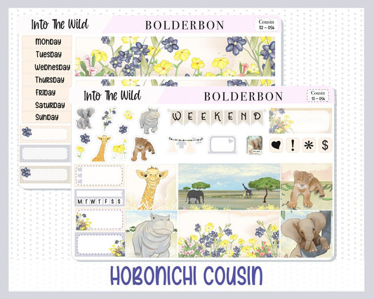 INTO THE WILD || Hobonichi Cousin Planner Sticker Kit