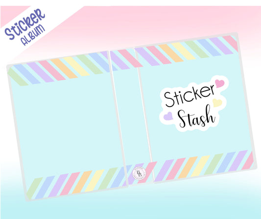 STICKER STASH || Sleeve Sticker Album