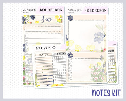 JUNE 7x9 Notes Kit