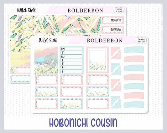 WILD SIDE || Hobonichi Cousin Planner Sticker Kit