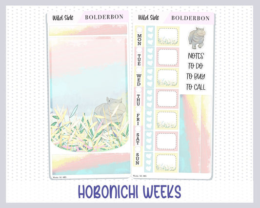 WILD SIDE || Hobonichi Weeks Planner Sticker Kit