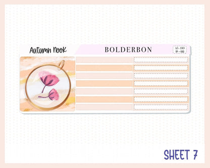 AUTUMN NOOK || A5 Daily Duo Planner Sticker Kit