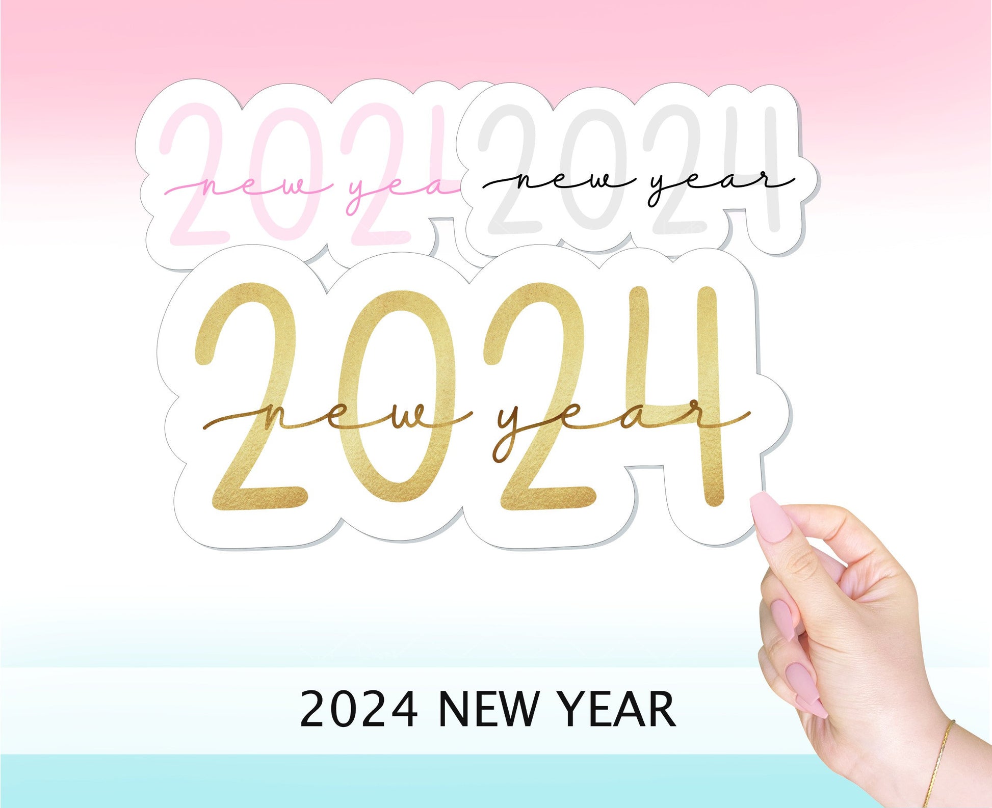 2024 NEW YEAR || Vinyl Sticker Decal