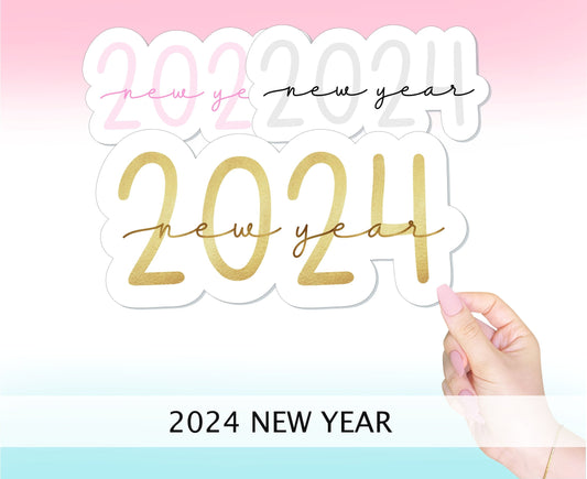 2024 NEW YEAR || Vinyl Sticker Decal